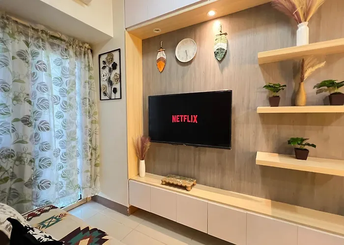 Coast Roxas Blvd Near Moa Arena Ikea 1br With Netflix Hbomax Veranda Apartamento